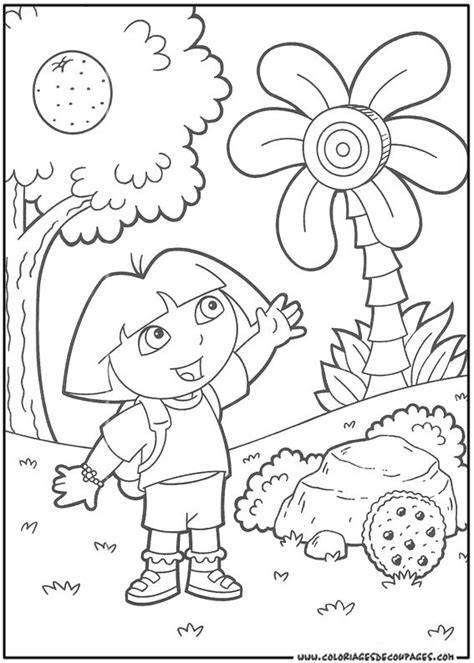 Coloriage Dora l Exploratrice 29788 Dessins Animés Dessin à