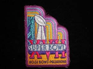 1983 Super Bowl XVII Washington Redskins vs. Miami Dolphins Patch | eBay