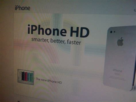 Apple IPhone 4G Will Be IPhone HD In Five Colors The Tech Journal