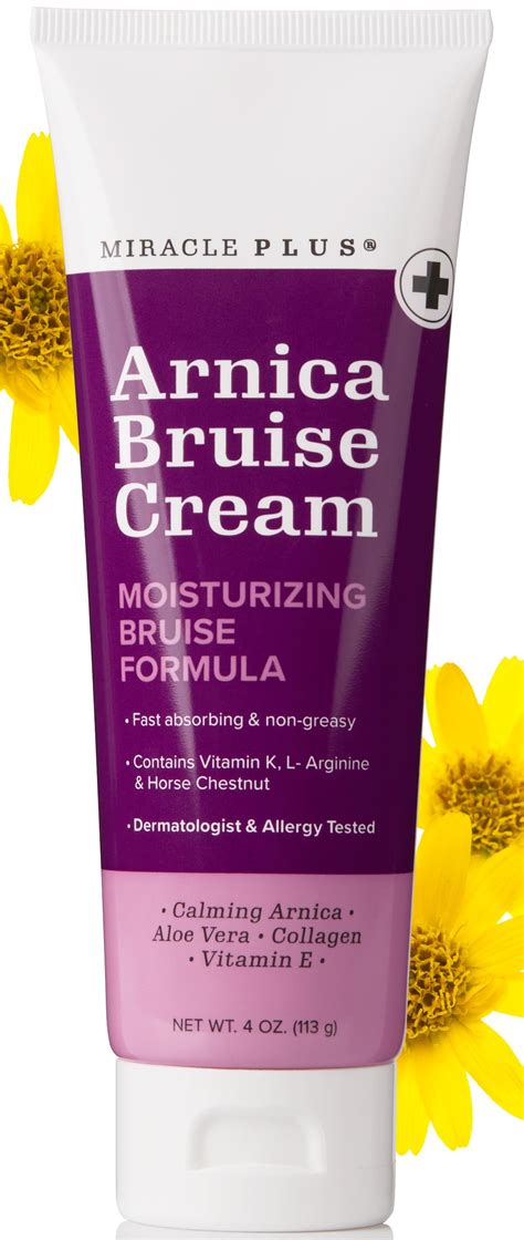 Buy Miracle Plus Arnica Cream Lotion For Bruising And Swelling On Skin