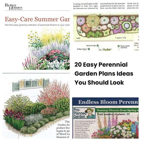 20 Easy Perennial Garden Plans Ideas You Should Look Sharonsable