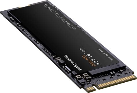 Intern NVMe PCIe M 2 SSD WD WDBRPG0010BNC WRSN 1 TB Black SN750 Box M