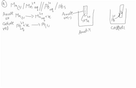 Solved Write Balanced Equations For The Electrode And Overall Cell