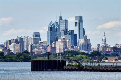 Philadelphia Skyline From Camden Nj Philly Skyguy Flickr