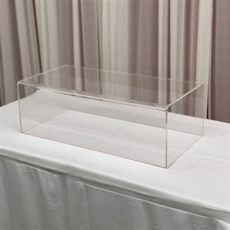 Clear Acrylic Boxes - Weddings of Distinction - Wedding Hire