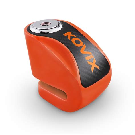 Kovix Overlord Disc Lock Knn1 Fluro Orange Includes Reminder Cable