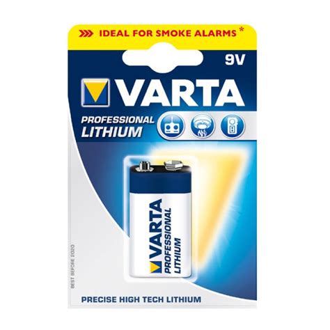 Varta Batterie Professional Lithium 9V E Block 6122