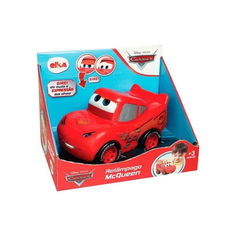 Carrinho Relâmpago Mcqueen Carros Disney 20cm Elka Submarino