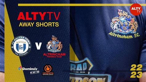 Fc Halifax Town Altrincham January Alty Tv Away Shorts