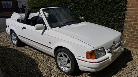 1987 Ford Escort Cabriolet Xr3i Convertible 16i 16k Miles Classic Car