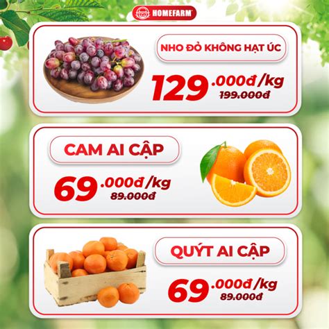Hcm Tr I Ngon Qu Ng T Ch T Deal C C Hot T I Homefarm Homefarm Th C Ph M Nh P Kh U Cao C P