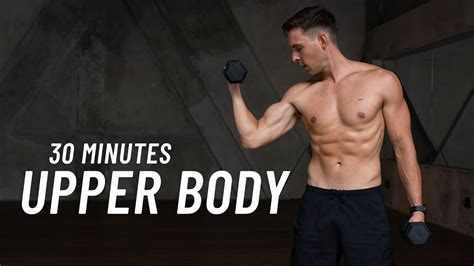 30 Min Killer Upper Body Dumbbell Workout For Toned Arms Chest And