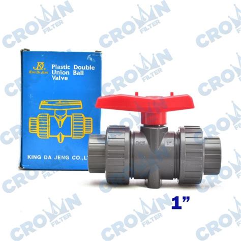 Stop Kran Watermur Double Union Ball Valve Kdj Inch Lazada Indonesia