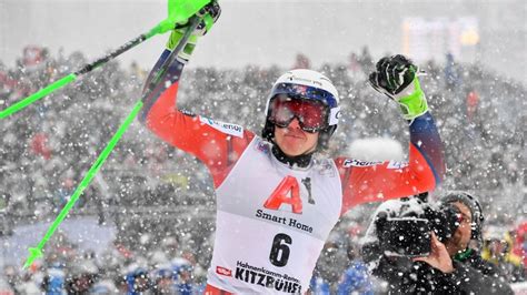 Alpejski PŚ Henrik Kristoffersen wygrał slalom w Kitzbuehel Sport w