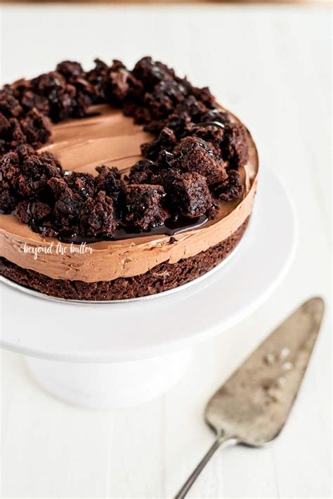 Chocolate Brownie Cheesecake Recipe-8450 - Beyond the Butter