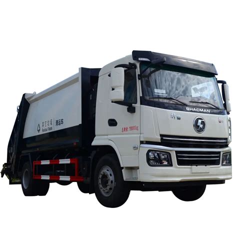 New Shacman X Chassis Cbm Waste Management Compactor Garbage Truck