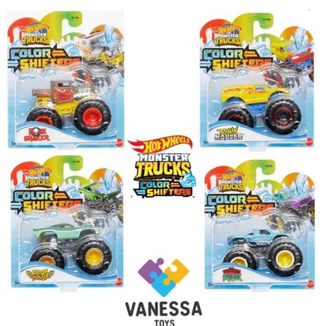 Jual Promo HOT WHEELS MONSTER TRUCKS COLOR SHIFTERS 2022 ORIGINAL MATTEL COD Shopee Indonesia