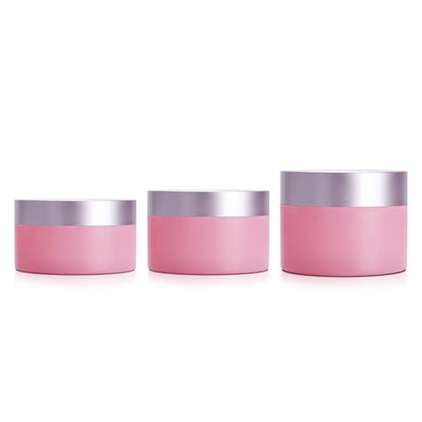 30g Pink Frosted Cosmetic Glass Jar China 30gglass Jar And Glass