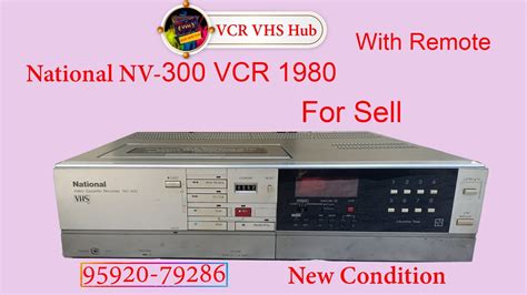 Vcr For Sale National NV 300 With Remote 95920 79286 YouTube