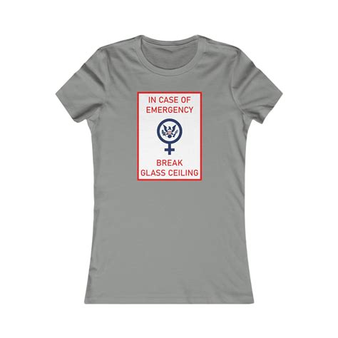 In Case of Emergency Break Glass Ceiling Slim Fit T-shirt Feminist Tee