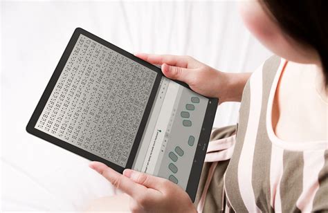 Blitab Android Tablet With 14 Row Braille Display Perkins School For