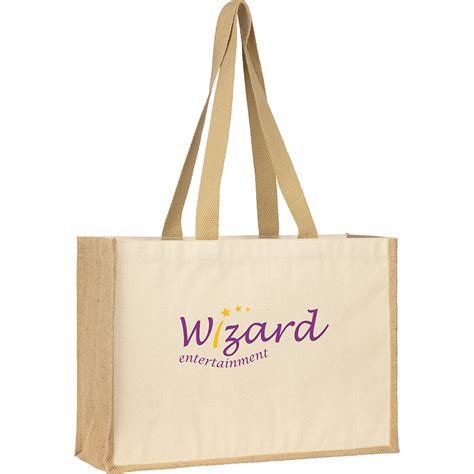 Brookland Eco Jute Oz Canvas Tote Shopper Bag Parkers Branded