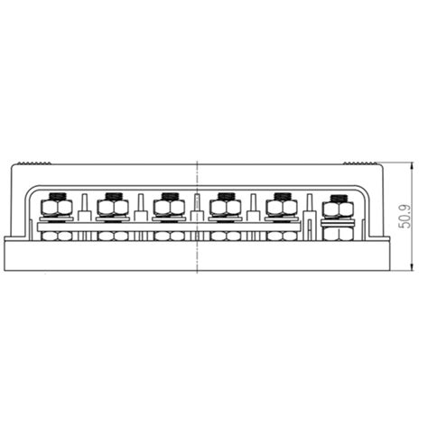 Porte Fusible Mega Positions Avec Busbar A