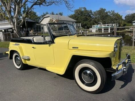 1949 Jeep Classic Overlanderjeepster Willys For Sale