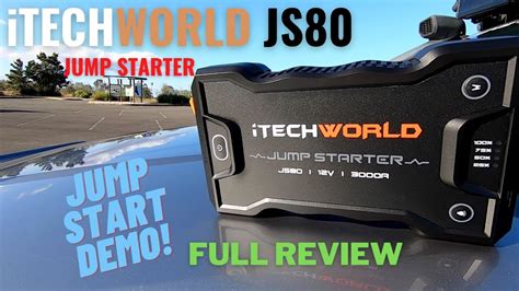 ITechWorld JS80 Jump Starter In Depth Review And Jump Start Test How