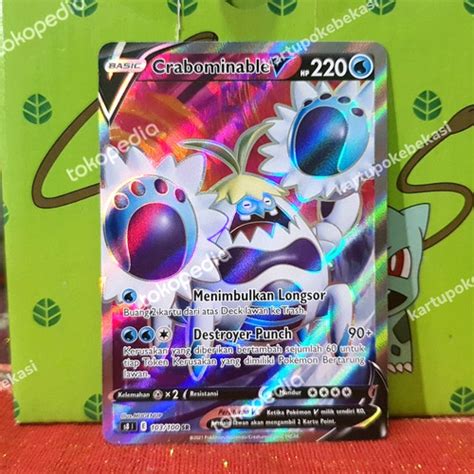 Jual Crabominable V Sr S Kartu Pokemon Tcg Indonesia Kota