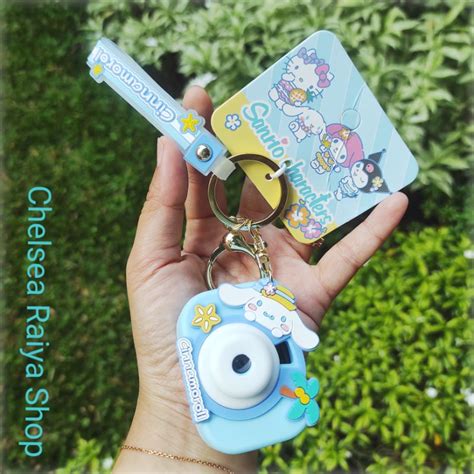 Jual Gantungan Kunci Tas Keychain Sanrio Cinnamoroll Camera Slide