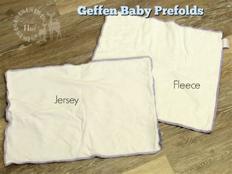 Geffen Baby Jersey Prefold Diapers Hemp Vs Fleece