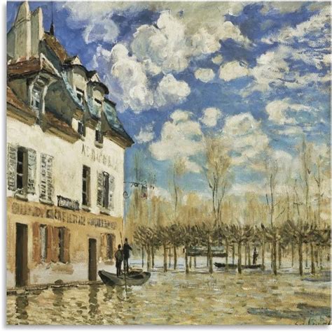 Amazon HOTIPS Alfred Sisley Print PosterBoat In The Flood At Port