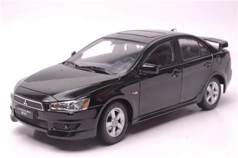 1:18 Diecast Model for Mitsubishi Lancer EX EVO 9 Black Alloy Toy Car ...