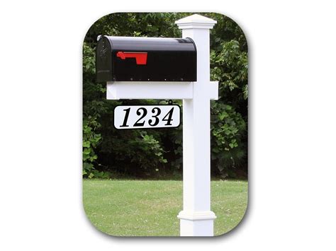 Mailbox Address Sign Double Sided Highly Reflective Etsy