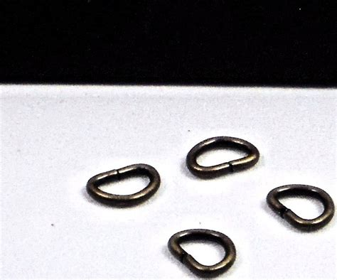 12 Inch D Rings 4 Pc Set Antique Brass D Rings Purse Etsy