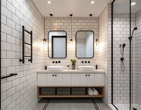 luxurious white tile bathroom ideas  feel premium  collections