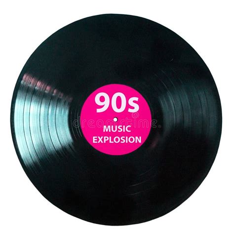 It`s Time For The 90`s Vinyl Record Play Music Vintage Black Vinyl