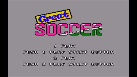 Great Soccer Sega Master System Longplay Youtube