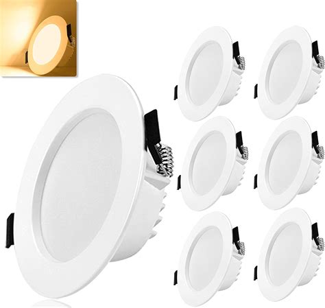 Gr4tec 6 X 5w Spot Led Encastrable Blanc Chaud 3000k Spot Encastrable Led Extra Plat 35mm Led