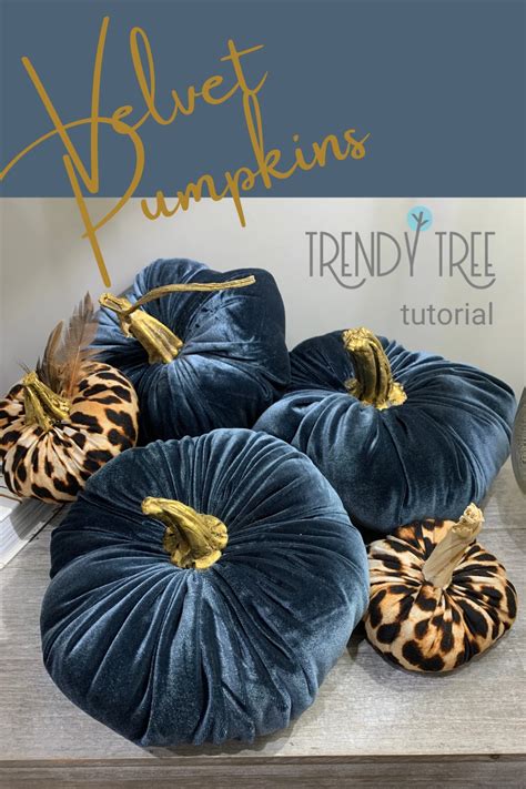 How To Make Velvet Pumpkins Artofit