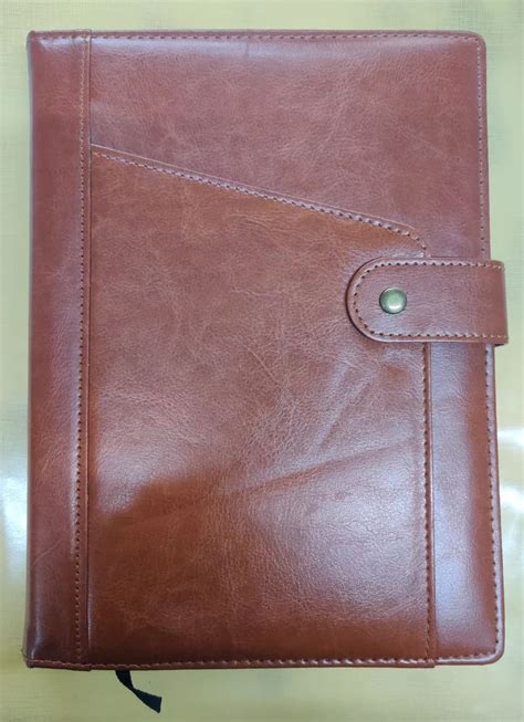 Perfect Bound PU Leather Cover Diary Soft Foam B5 At Rs 195 Piece In