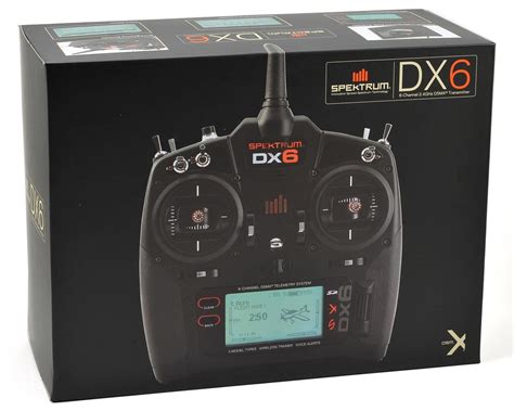 Spektrum Rc Dx6 6 Channel Full Range Dsmx Radio System Transmitter