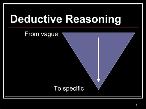 Inductive Vs Deductive Reasoning Ppt