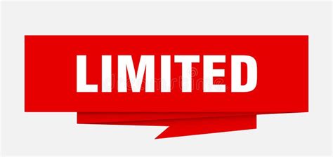 Limited stock vector. Illustration of band, flat, isolated - 124341289 