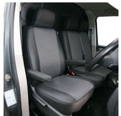 Luxury Tailored Front Seat Cover Set Volkswagen Transporter T5 T6