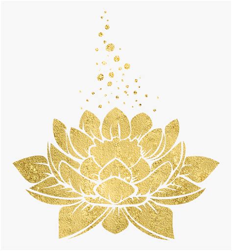 Gold Transparent Lotus Logo Png, Png Download - kindpng