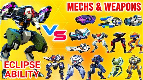 Eclipse Ability Vs Mechs Weapons Mech Arena YouTube