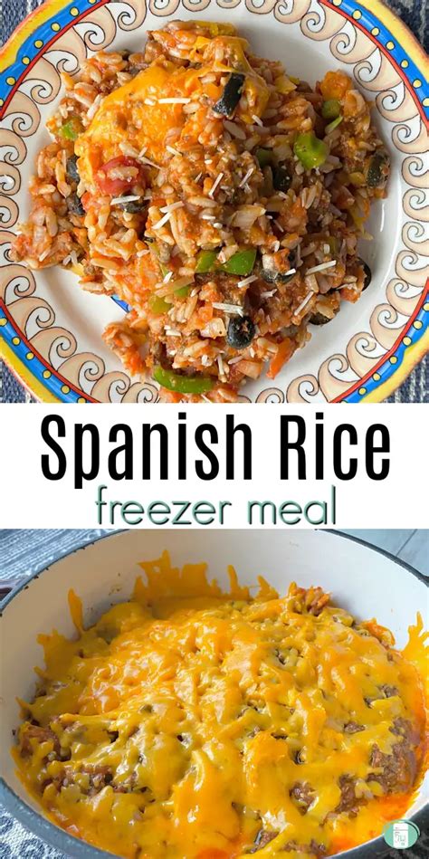 Spanish Rice Casserole Freezer Meal Freezer Meals 101 Spanish