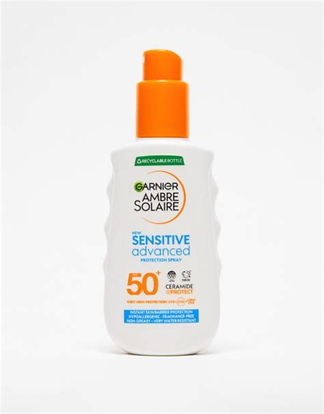 Garnier Ambre Solaire Spf 50 Sensitive Advanced Hypoallergenic Sun